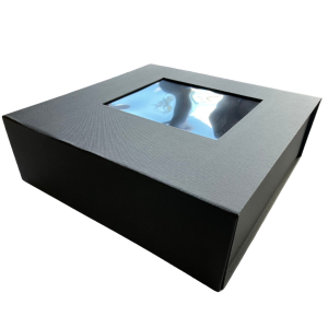 Window Magnetic Box With LOGO | 30 × 30 × 10 CM 